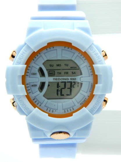 Light Blue Digital Sport Watch image 4