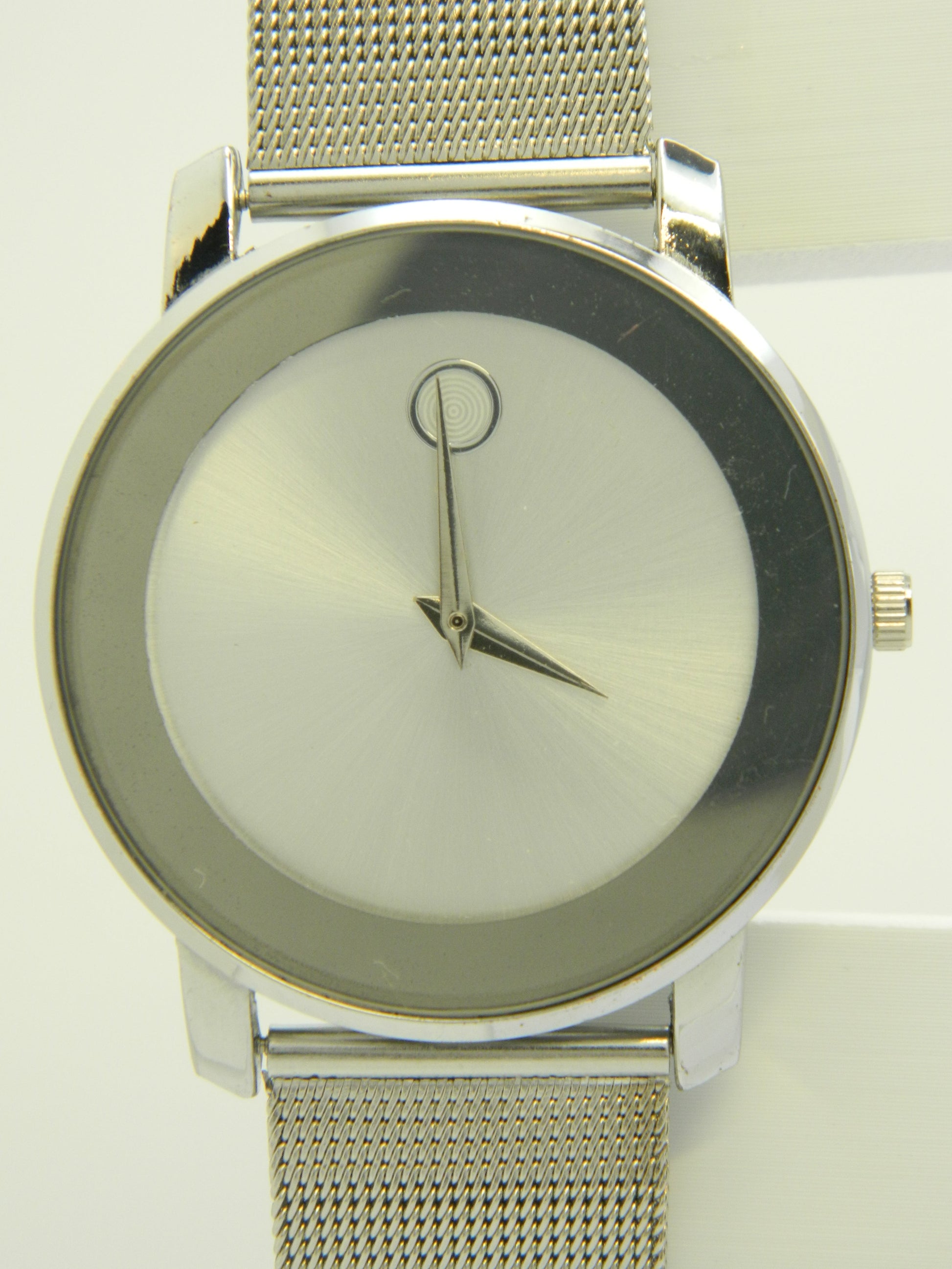 Silver Tone Modern Watch image 4