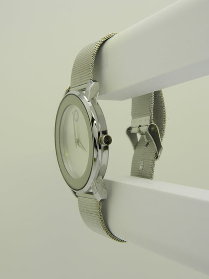 Silver Tone Modern Watch image 3
