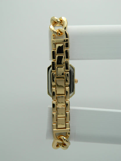Rose Gold Tone Iced Quartz Watch image 5