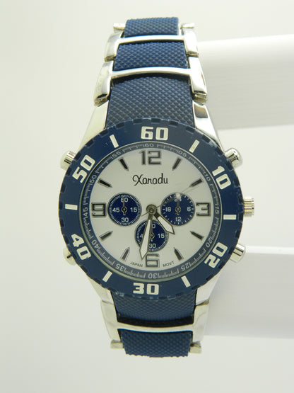 Xandu Blue On White Quartz Watch image 1
