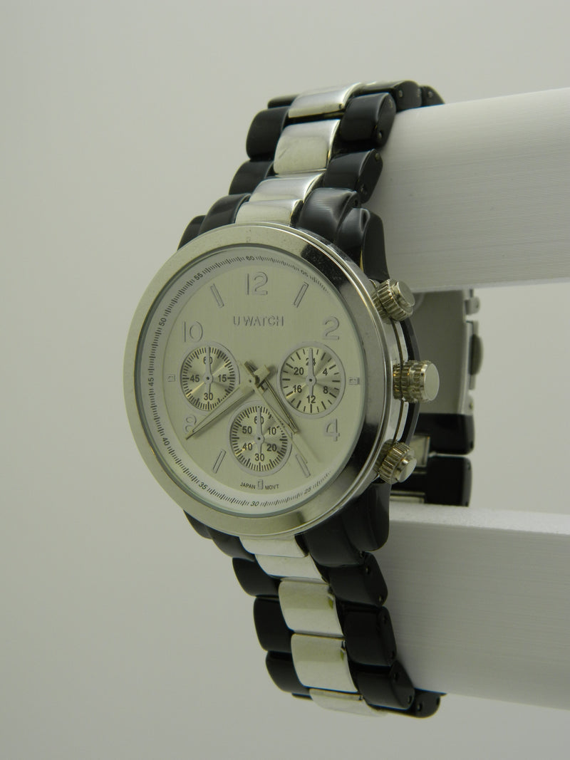 U Watch Brushed Dial Quartz Watch image 2
