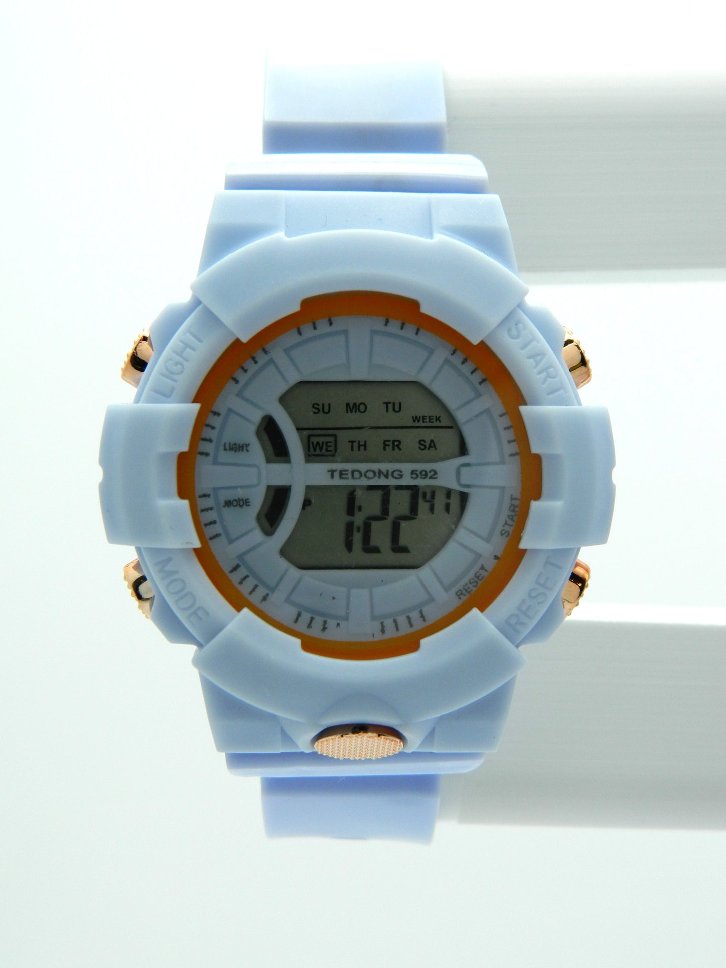 Light Blue Digital Sport Watch image 1