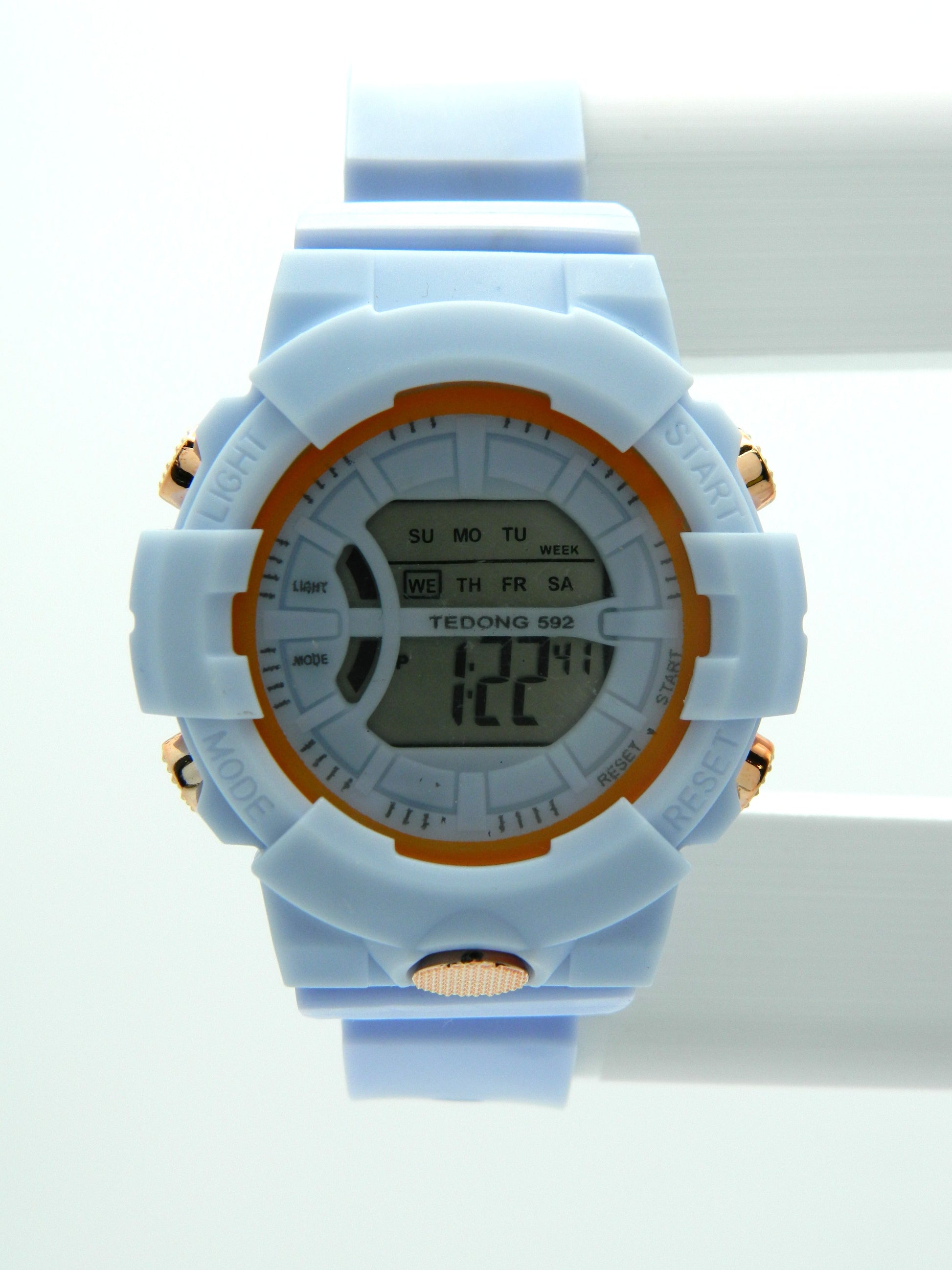Light Blue Digital Sport Watch image 1