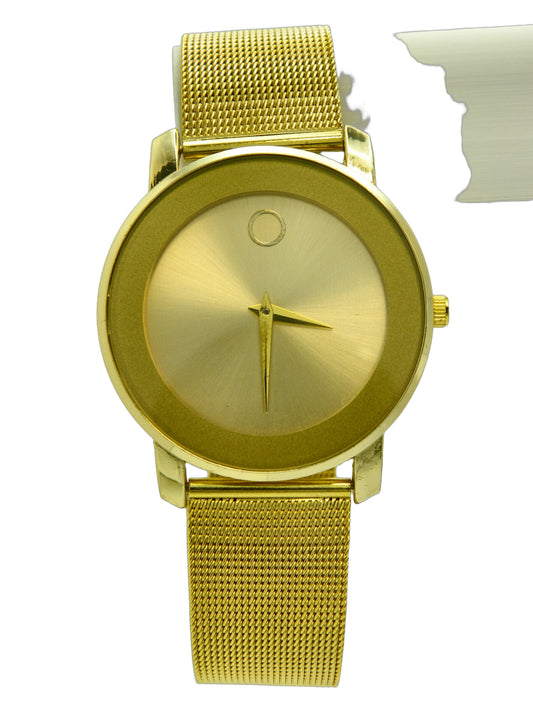 Gold Tone Modern Watch image 1