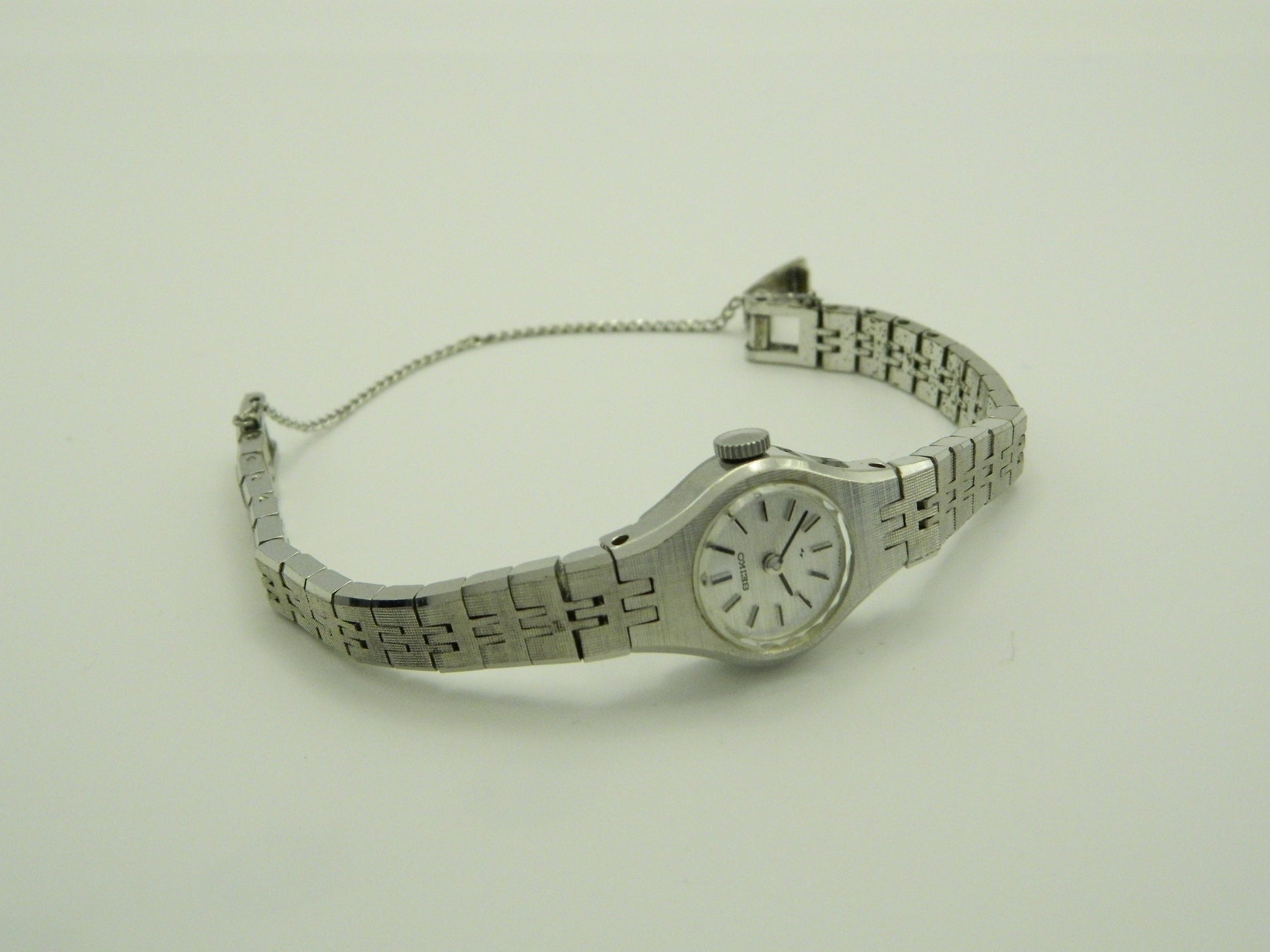 Seiko Silver Tone Cocktail Manual Wind Watch image 7