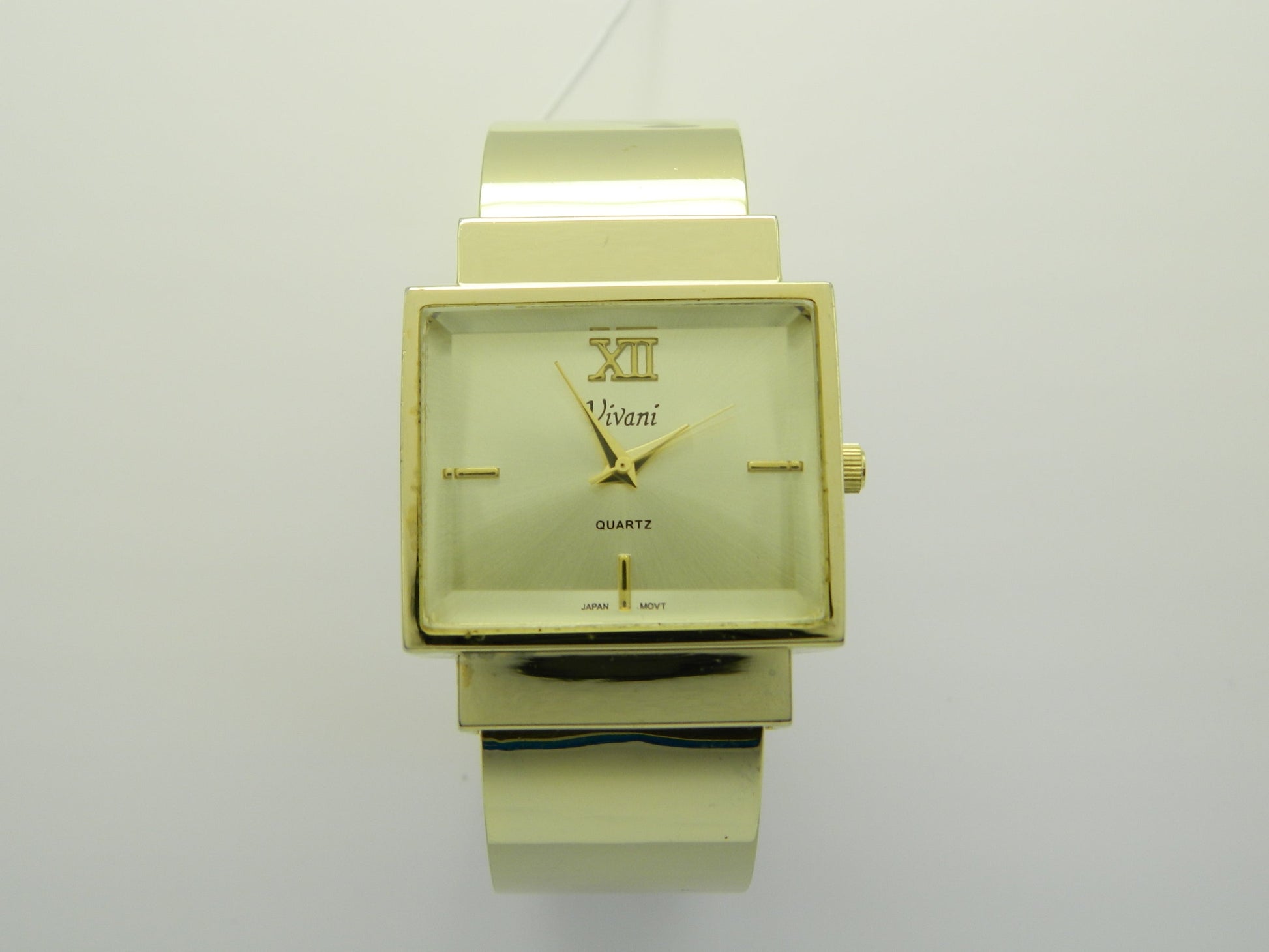 Vivani Gold Tone Bangle Quartz Watch image 1