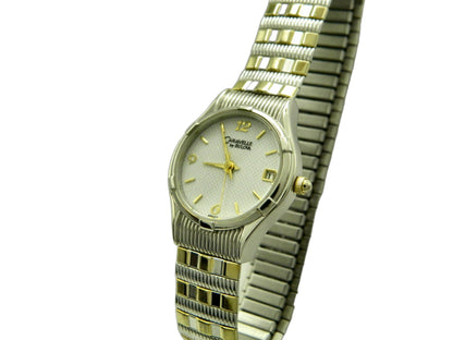 Caraville By Bulova Two Tone Date Quartz Watch image 2