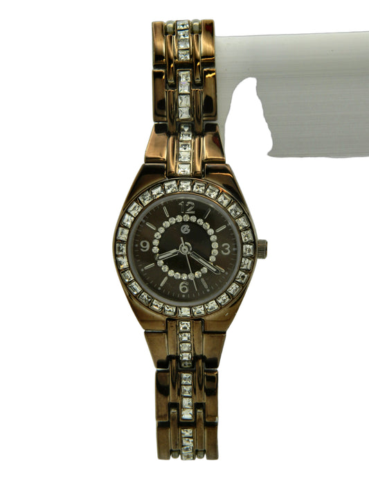 Chocolate Tone Quartz Watch image 1