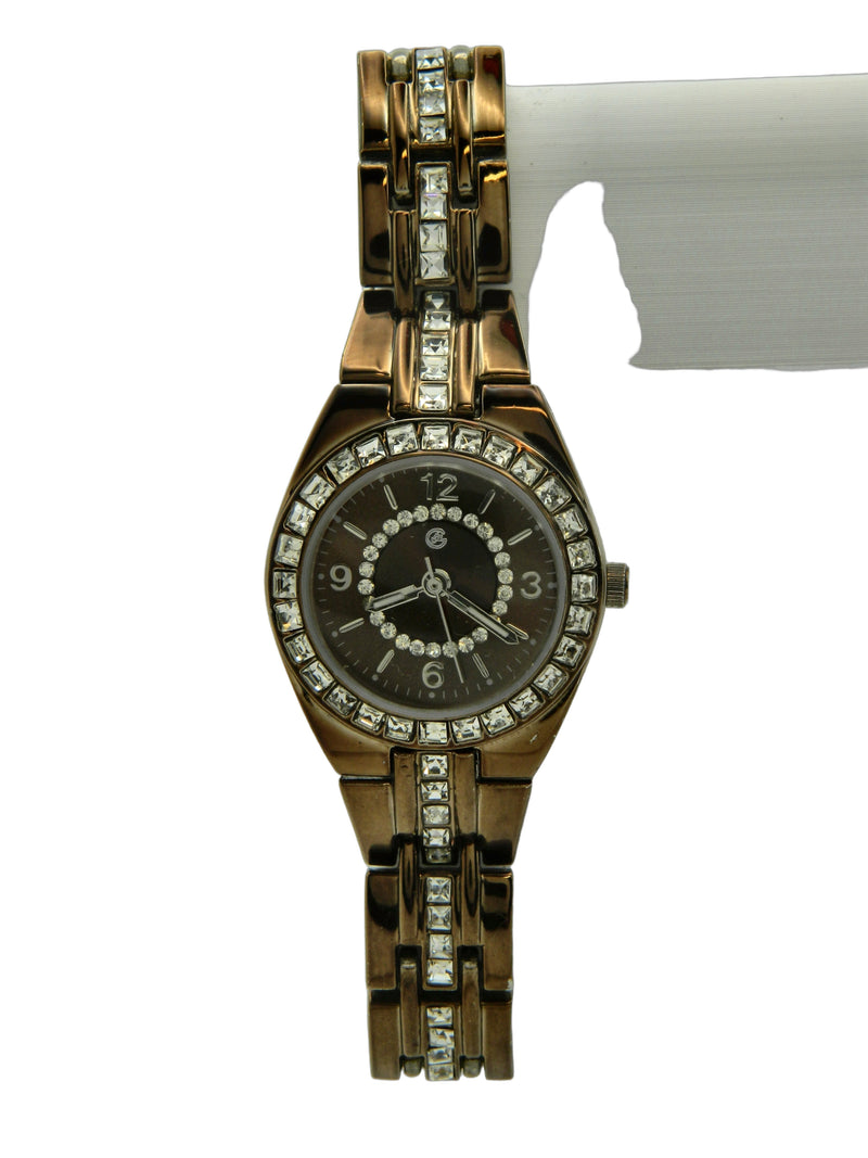 Chocolate Tone Quartz Watch image 1
