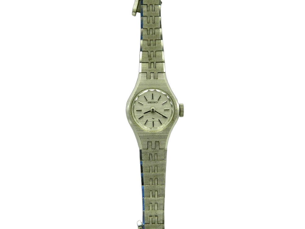 Seiko Silver Tone Cocktail Manual Wind Watch image 1