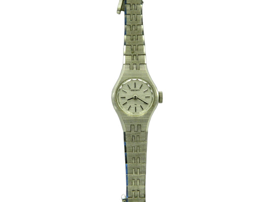 Seiko Silver Tone Cocktail Manual Wind Watch image 1