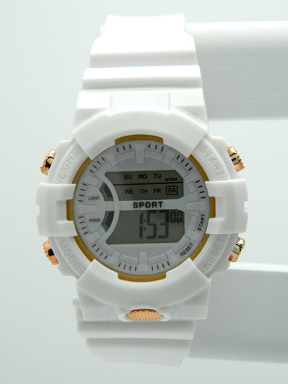 White Digital Sport Watch image 1