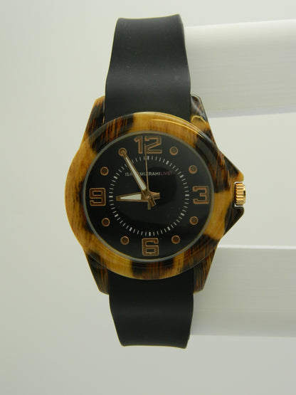 Isaac Mizrahi Lepoard Case Quartz Watch image 1