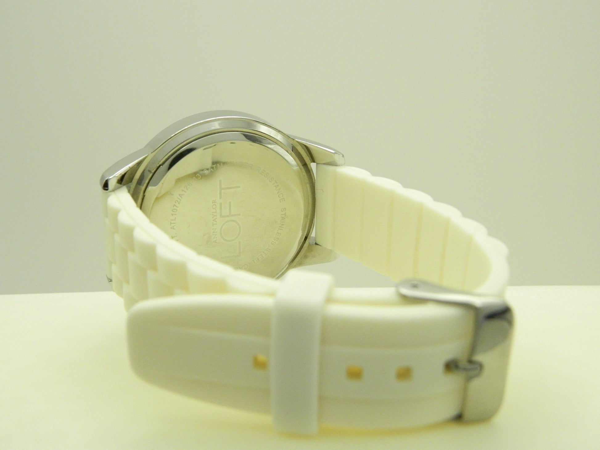 Ann Taylor Loft White Cream Quartz Watch image 5