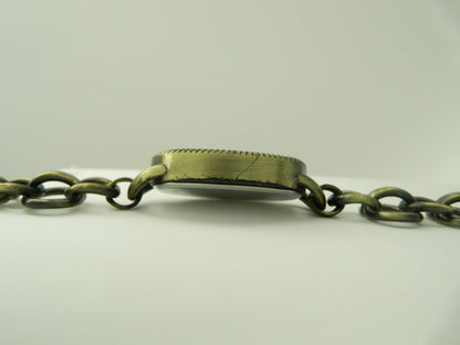 Premier Designs Art Deco Chainlink Chocolate Quartz Watch image 3