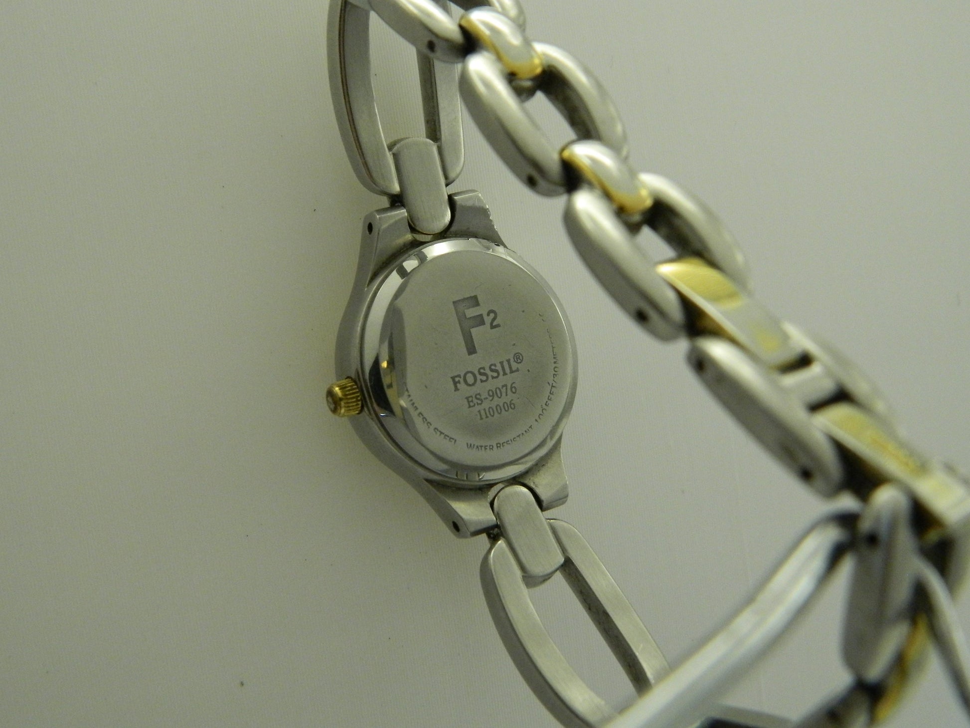Fossil F2 Two Tone Lapas Dial Quartz Watch image 5