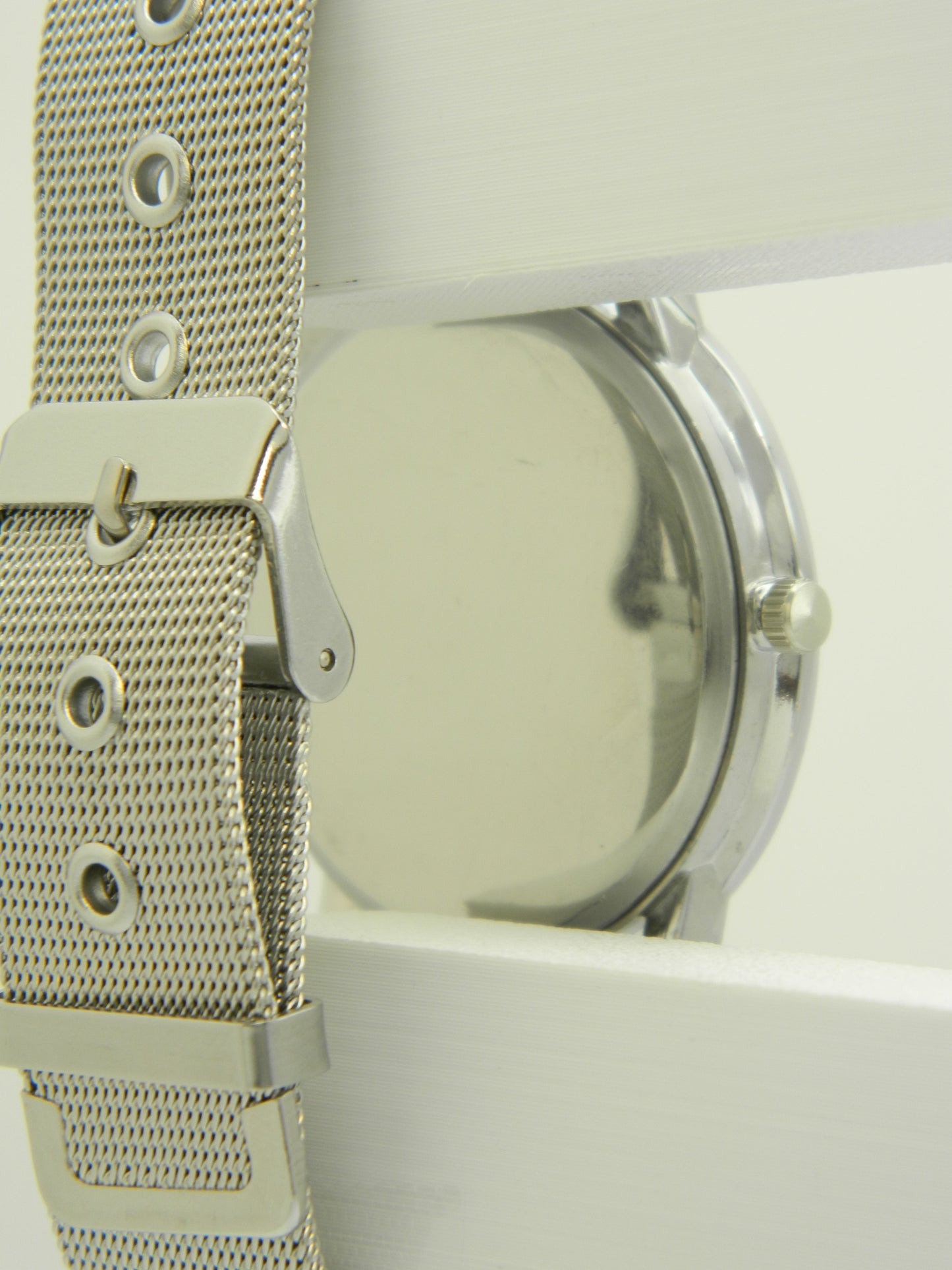 Silver Tone Modern Watch image 6
