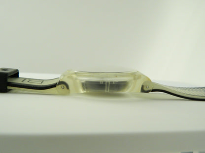 Swatch Black Quartz Watch image 3