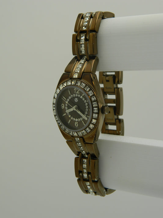 Chocolate Tone Quartz Watch image 2