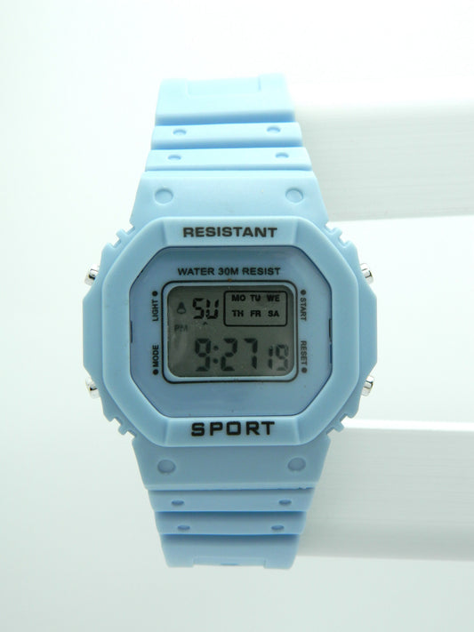 Blue Digital Sport Watch image 1